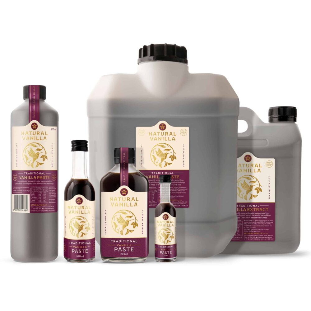 Natural Vanilla Extract - Vanilla Paste Traditional Range