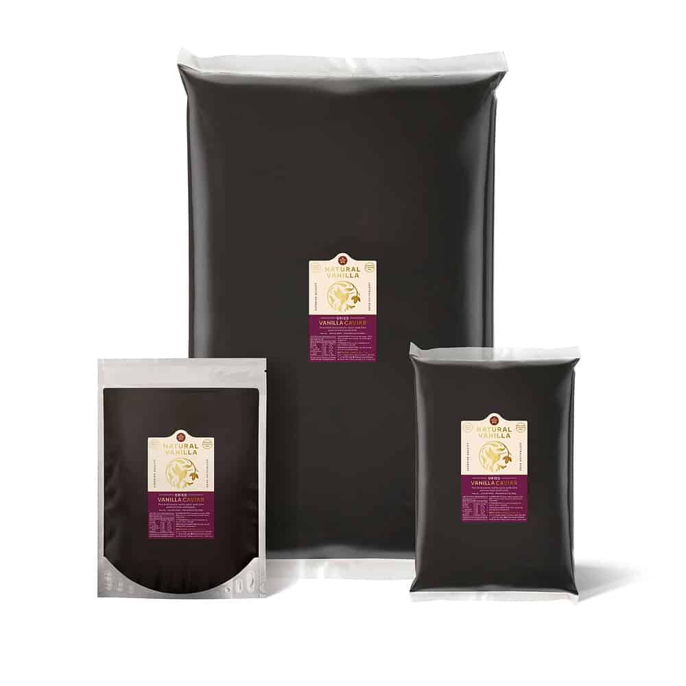 Vanilla Bean Seed USA - Vanilla Seeds Caviar Dried Range
